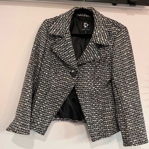 Womens size small woven Abbie Mags blazer